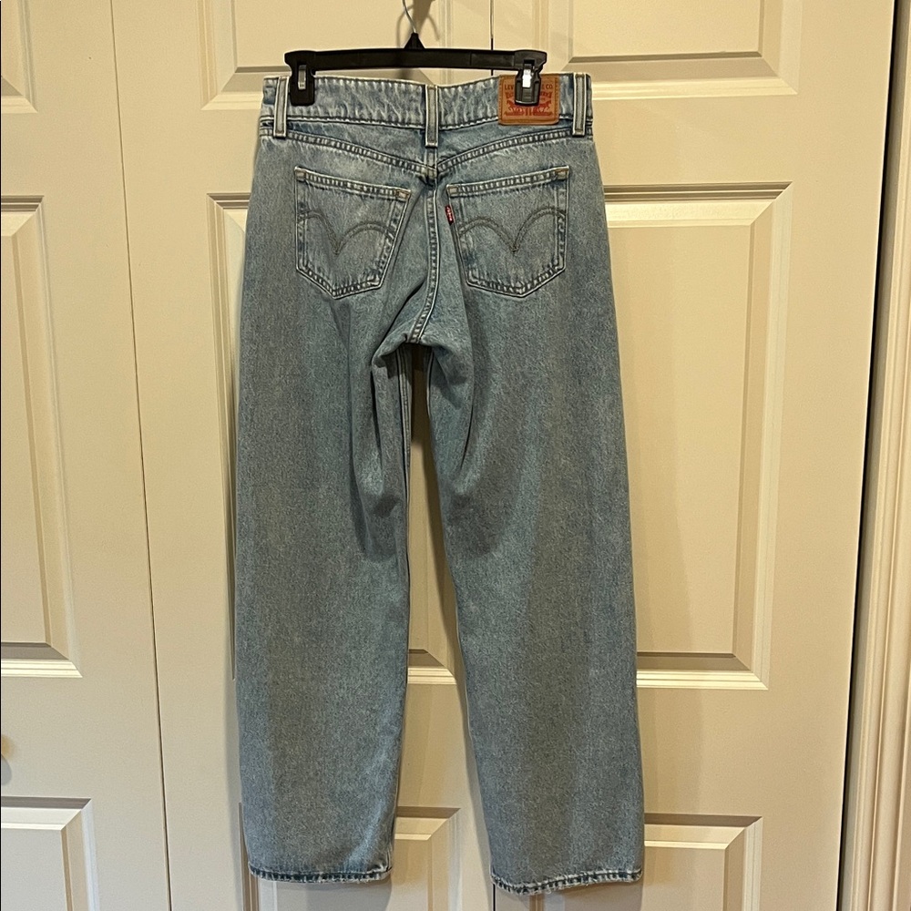 Levi's Light Blue Straight-Leg Women's Jeans - Picture 6 of 6